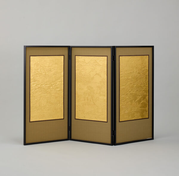 屏風 中国とベトナム風景