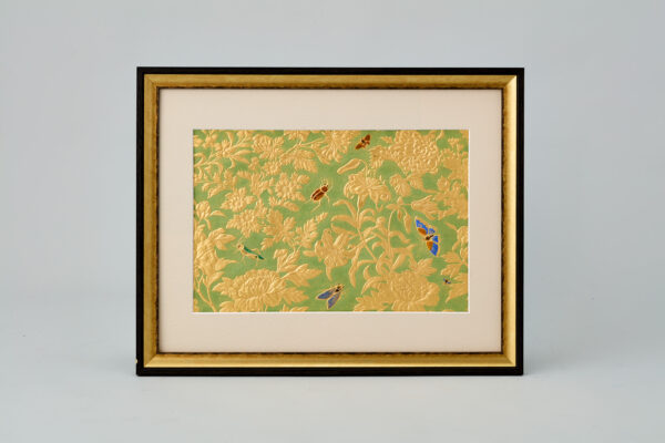 額装 草花と昆虫